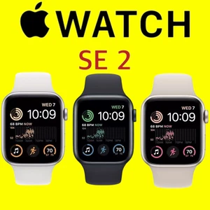 Apple Watch Series SE (2nd Gen) 44mm  GPS + Wi-Fi + Bluetooth 🔹Excellent (9/10) - Picture 1 of 13