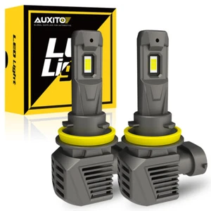 AUXITO H11/H8/H9 LED Headlight Kit Low Beam Bulb Super Bright 6500K Xenon White - Picture 1 of 12