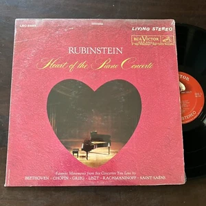 LIVING STEREO Rubinstein LP Heart Of Piano Concerto RCA LSC 2495 NEAR MINT - Picture 1 of 5