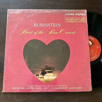 LIVING STEREO Rubinstein LP Heart Of Piano Concerto RCA LSC 2495 NEAR MINT - Image 1 of 4