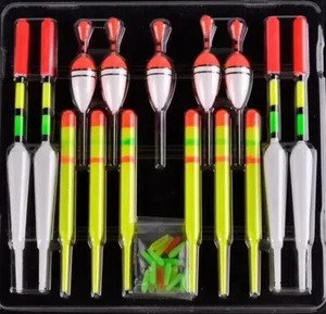 15 Pcs Bobbers Fishing Fishing Bobbers Floats Multipurpose Fishing Float (T107) - Picture 1 of 7