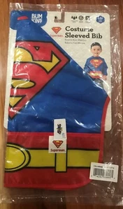 Bumkins Costume Sleeved Baby Bib, Superman, 6-24 months - Picture 1 of 1