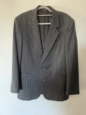 Blazer Henry Grethel Para Hombre 48R Gris Lana 2 Botones Traje Chaqueta Abrigo Deportivo Foto 1 de 4