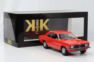 1:18 Ford Taunus GT Limousine 1971 Rosso 1:18 KK-Scale Diecast KKDC1810974 - Immagine 1 di 4