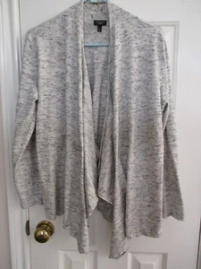 TALBOTS OFFENE JACKE GESTREIFT 3/4 ARM GRÖSSE PETITE MEDIUM - Bild 1 von 6