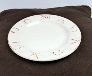 Thomson Pottery Hampton Vintage Salad Plate 8.5" Ivory Nautical Sea Shells - Picture 1 of 5