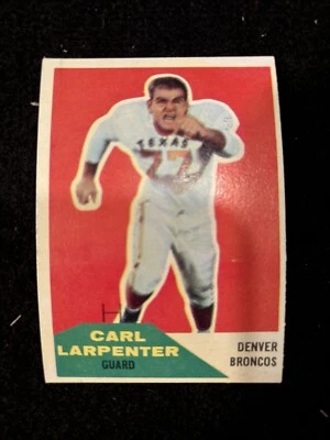 1960 FLEER  # 60 CARL LARPENTER   NM C 4477 - Image 1 of 2