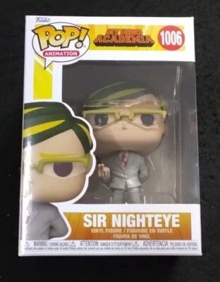 FUNKO POP MY HERO ACADEMIA SIR NIGHTEYE 1006 CONDIZIONI FOTO - Immagine 1 di 4