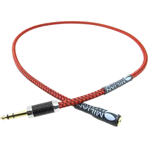 4.4 mm Pentaconn Jack to 6.3 mm (1/4") TRS Plug Stereo Adapter Cable - Picture 1 of 5