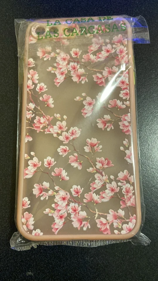 COVER TRASPARENTE CON FIORI ROSA PER IPHONE 8 PLUS (IPHONE8PLUS) usata - Immagine 1 di 1