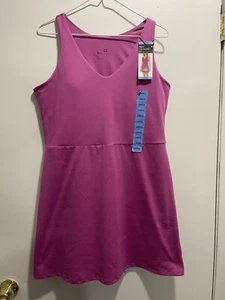 Gap Fit Active Tank Dress Size Large NWT Padded Bra Shelf Inner Shorts Pocket - Picture 1 of 5