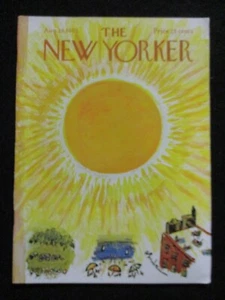 Vintage New Yorker Magazine August 28 1965 - Abe Birnbaum cover art - VERY FINE - Picture 1 of 3