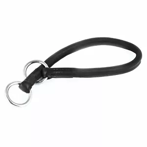 Hundehalsband Leder - Halsband Hund Würgehalsband Erziehungshalsband Training - Bild 1 von 39