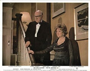 No Sex Please We're British Arthur Lowe Beryl Reid original lobby card