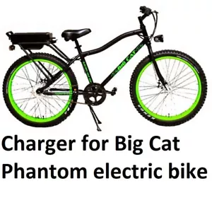🔥power supply battery Charger For Big Cat Phantom electric bike - Picture 1 of 3