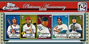 2021 Topps Chrome Platinum 70th Anniversary Complete Your Set Base & Refractors