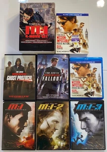 Mission Impossible 1, 2, 3, Ghost Protocol, Rogue Nation & Fallout Like New DVDs - Bild 1 von 4