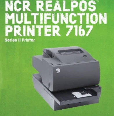 NCR 7167 RealPOS Receipt Printer Multi-function + USB + Serial + 300MM sec - Image 1 of 4
