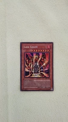 Lava Golem, Yu Gi Oh Card #PGD-107.  Holo Effect. Rare 1996 Production. - Image 1 of 2