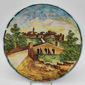 Centro De Mesa Plato Dulces Gualdo Tadino 40CM En Cerámica - Imagen 1 de 3
