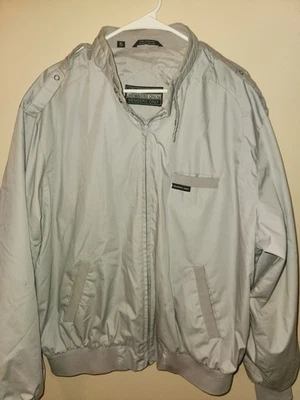 Vintage Members Only Jacket Mens Size  L  Full Zip Gray - Image 1 of 4