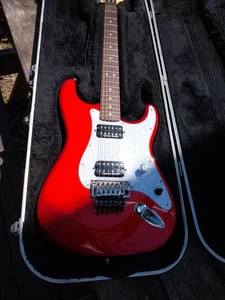 Fender Stratocaster Red SN# MX13405862 Mexican Excellent Condition With Case#5  - Picture 1 of 22
