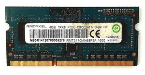 Ramaxel 🔧 4GB DDR3L-1600 (PC3L-12800S) SO-DIMM Laptop Memory 🟥 ☆ - Picture 1 of 2