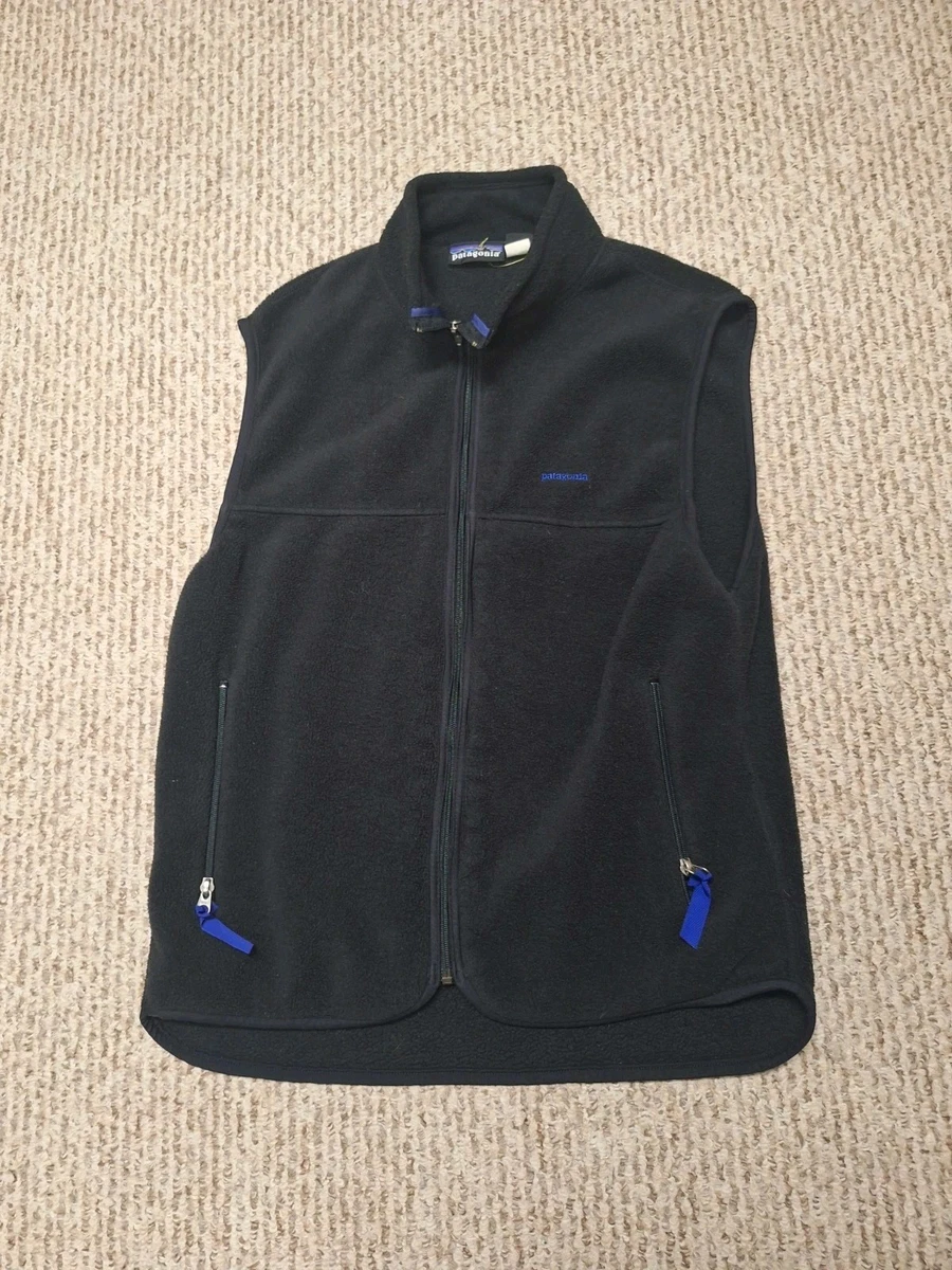 トップス 90s PATAGONIA shelled synchilla vest BLK 90s Patagonia Shelled Synchilla Vest, Black, XL equivalent