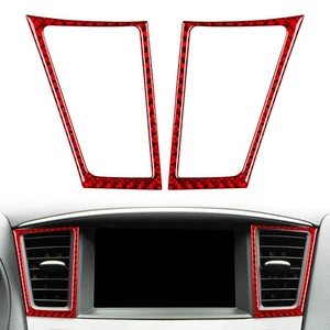 Consola central cubierta de ventilación de aire roja para Infiniti JX35 QX60 2013-2016 LHD - Imagen 1 de 10