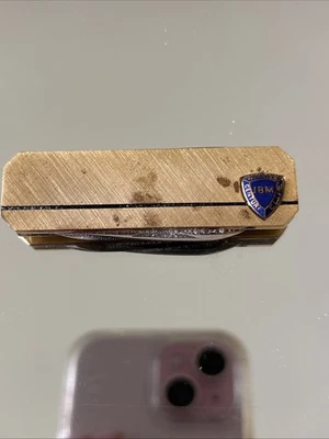 Navaja de bolsillo vintage IBM cuarto de siglo "en reconocimiento" coleccionable Foto 1 de 4