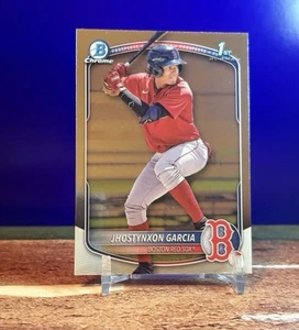 Jhostynxon Garcia 2025 Bowman Chrome 1st Prospect #BCP-43 Boston Red Sox - Picture 1 of 1