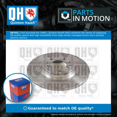 2x Par de discos de freno sólidos para PEUGEOT RCZ 1.6 trasero 10 a 15 290mm juego QH 4246P9 Foto 1 de 4