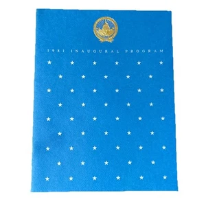 Official 1981 President Ronald Reagan Inauguration Inaugural Program Booklet - Picture 1 of 6