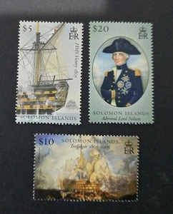 Solomon Islands 2005 Battle Of Trafalgar set MUH F16 - Picture 1 of 1