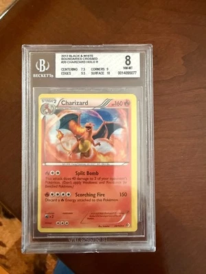 2012 Pokemon Black n White Boundaries Crossed #20 Charizard Holo R BGS 8 - Image 1 of 2