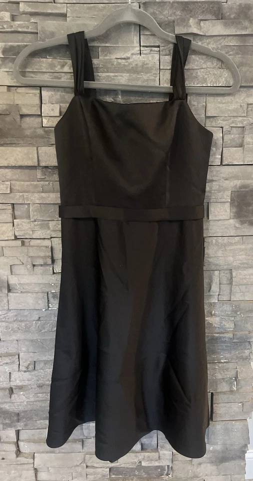 Vestido de novia David’s negro pequeño talla 14 pequeño para niñas o mujeres  Foto 1 de 3