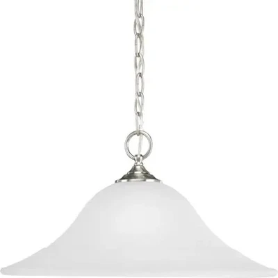 Progress Lighting Trinity 1-Light Pendant 120V Brushed Nickel P5095-09 - Image 1 of 4
