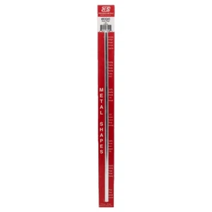 K&S 83045 Aluminum Solid Round Rod 1/4 O.D. x 12 L in. for Scratch Builders - Picture 1 of 1