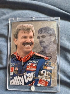1996 FLAIR DALE JARRETT CERTIFIED AUTO CARD - Picture 1 of 2