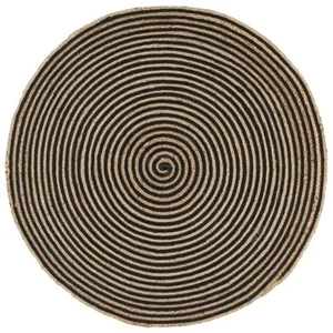 Dywan Ręcznie robiony spiralny design Salon Ręcznie tkany dywan Juta vidaXL - Zdjęcie 1 z 30