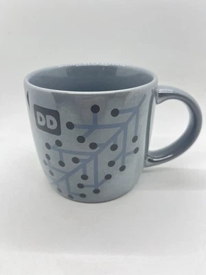 Dunkin Donuts Mug Light Gray Holiday Snowflake Coffee Tea Mug - Image 1 of 4