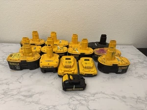 DEWALT 18V XRP 12V 20V Battery Lot Of 14 FOR PARTS Untested - Picture 1 of 8