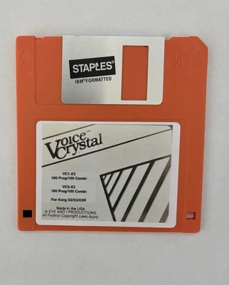Korg X2/X3/X3R Voice Crystal Floppy Disk - Image 1 of 4