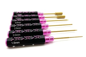 RCE7230 BREAST CANCER AWARENESS 6PIECE HEX AND NUT DRIVER SET - Picture 1 of 3