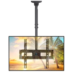 Supporto TV da Soffitto per Display a Schermo Piatto 26-65 Pollici, Soffitto Regolabile da Appendere... - Foto 1 di 8