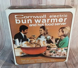 NIB Retro Cornwall Electric Bun Warmer Model 2602 MCM Avocado Green NEW - Picture 1 of 6