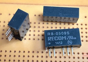 9V 111mA 1W DC/DC Wandler 4,5-5,5Vin 1kV Isol. Recom RB-0509S mehrere Stück - Bild 1 von 8