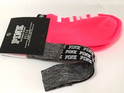 НОВЫЙ 1 VICTORIA'S SECRET РОЗОВЫЙ СЕРЫЙ НЕОНОВЫЙ РОЗОВЫЙ БЕЗ ШОУ НОСКИ И ОБРУЧ ДЛЯ ВОЛОС O/S КОМПЛЕКТ - Изображение 1 из 3