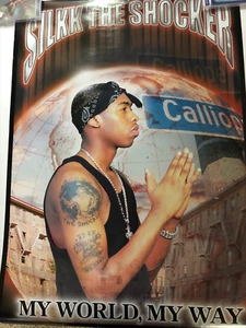 PÓSTER PROMOCIONAL SILKK THE SHOCKER 2000 raro para CD 24x36 NUNCA EXHIBIDO Master p - Imagen 1 de 1