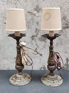 LAMPADE IN OTTONE CON VENTOLINE E DECORAZIONI ORIGINALI VINTAGE LAMP BRASS - Imagen 1 de 4